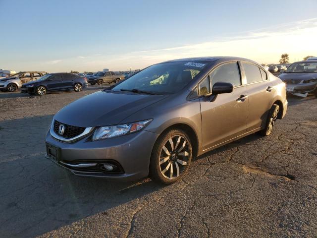 19XFB2F94FE243011 - 2015 HONDA CIVIC EXL GRAY photo 1