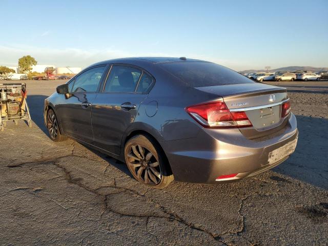 19XFB2F94FE243011 - 2015 HONDA CIVIC EXL Մոխրագույն լուսանկար 2