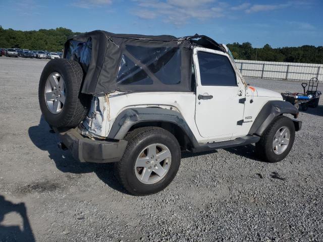 1C4GJWAG6CL258181 - 2012 JEEP WRANGLER SPORT WHITE photo 3