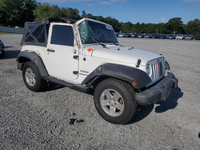 1C4GJWAG6CL258181 - 2012 JEEP WRANGLER SPORT WHITE photo 4