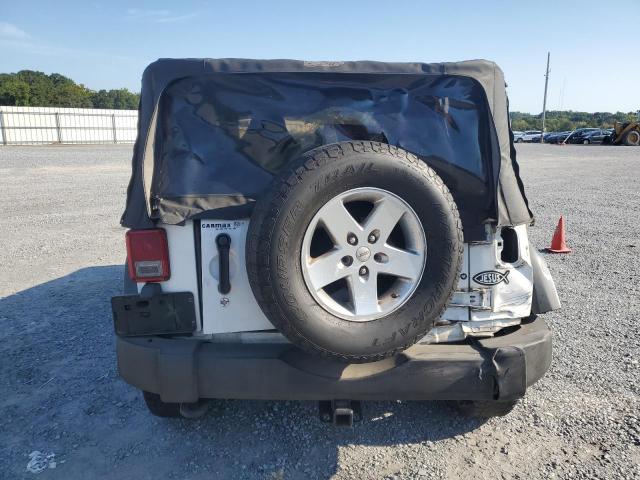 1C4GJWAG6CL258181 - 2012 JEEP WRANGLER SPORT WHITE photo 6