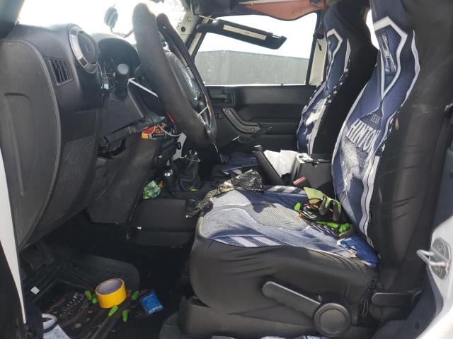 1C4GJWAG6CL258181 - 2012 JEEP WRANGLER SPORT WHITE photo 7