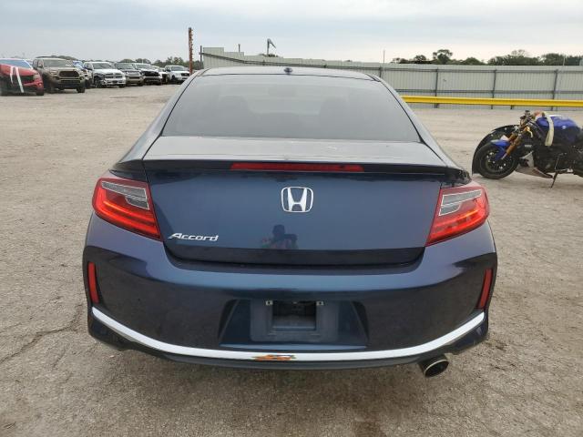 1HGCT1B8XGA002843 - 2016 HONDA ACCORD EXL BLUE photo 6
