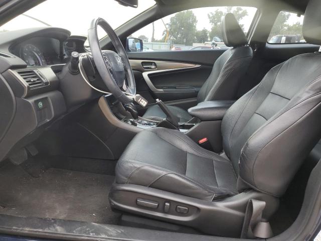 1HGCT1B8XGA002843 - 2016 HONDA ACCORD EXL BLUE photo 7