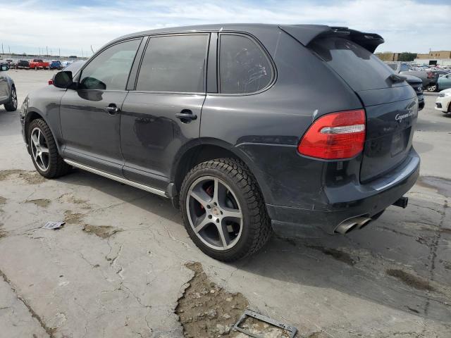 WP1AC29P68LA96653 - 2008 PORSCHE CAYENNE TURBO BLACK photo 2