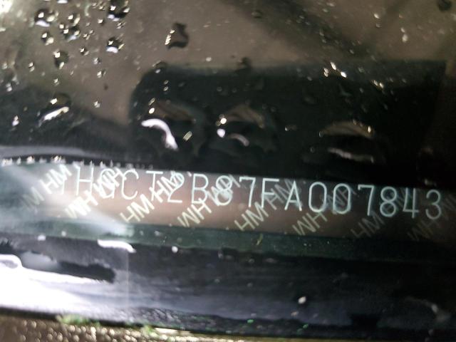 1HGCT2B87FA007843 - 2015 HONDA ACCORD EXL BLACK photo 12