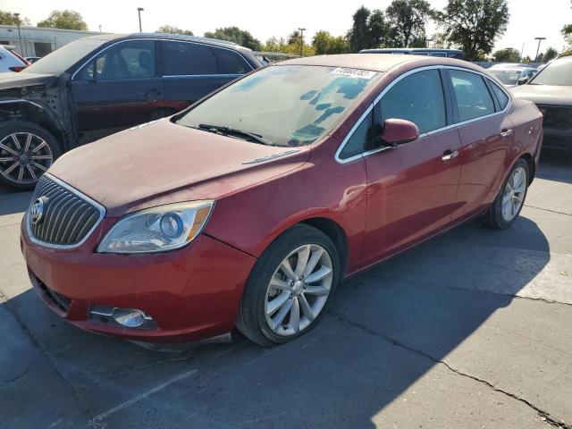 1G4PP5SK1D4108935 - 2013 BUICK VERANO RED photo 1