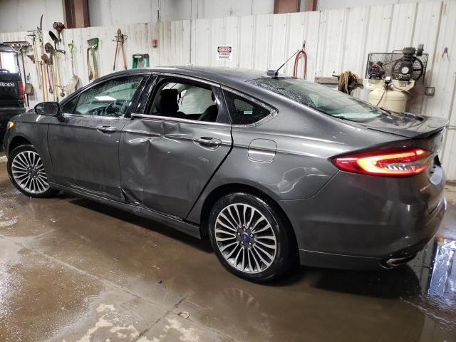 3FA6P0K95HR115020 - 2017 FORD FUSION TITANIUM GRAY photo 2