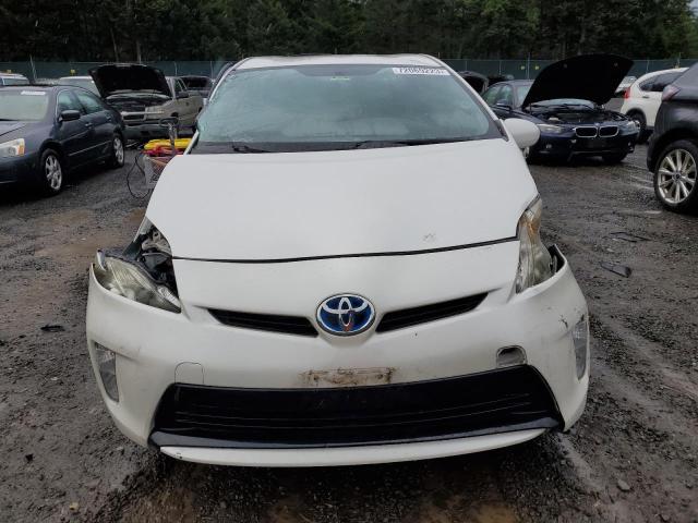 JTDKN3DU4D5545488 - 2013 TOYOTA PRIUS WHITE photo 5