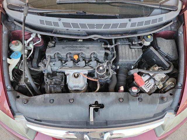 19XFA1F55AE025081 - 2010 HONDA CIVIC LX BURGUNDY photo 11