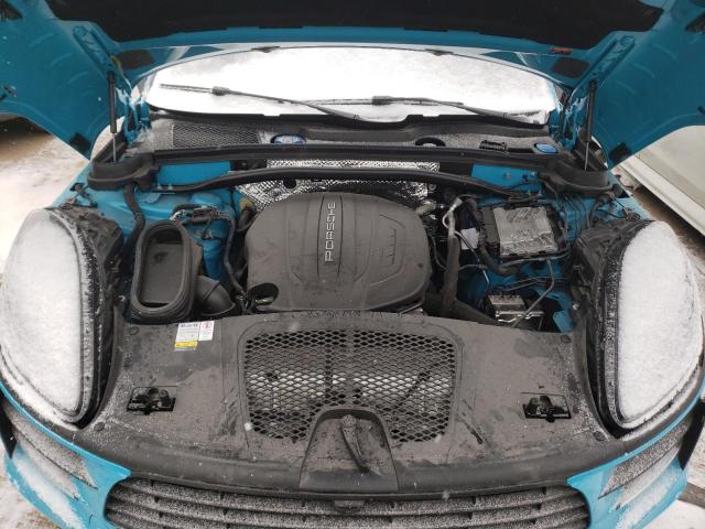 WP1AA2A54MLB16358 - 2021 PORSCHE MACAN BLUE photo 12