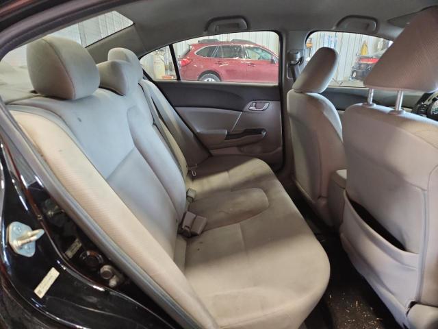 19XFB2F52CE088788 - 2012 HONDA CIVIC LX შავი ფოტო 10