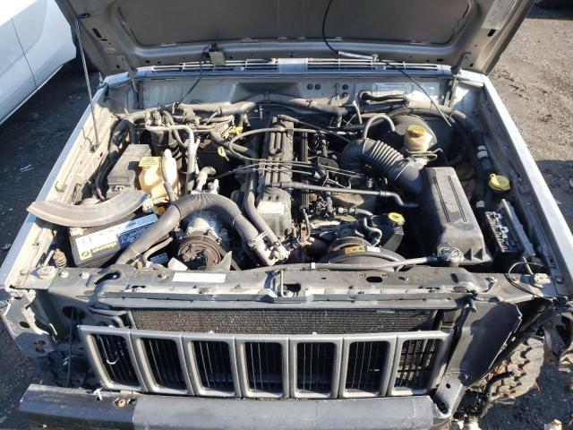 1J4FF58S4YL146241 - 2000 JEEP CHEROKEE CLASSIC SILVER photo 12