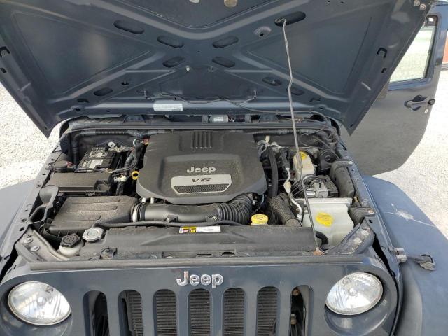 1C4BJWDG4GL321273 - 2016 JEEP WRANGLER U SPORT ნაცრისფერი ფოტო 11