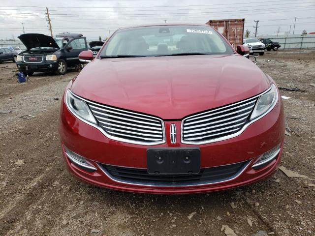 3LN6L2GKXDR813478 - 2013 LINCOLN MKZ RED photo 5