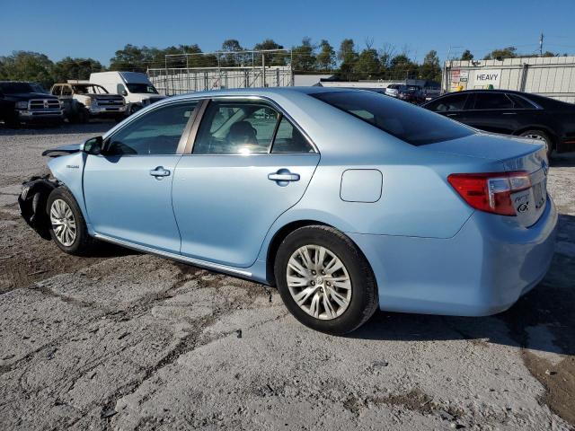 4T1BD1FK3CU018982 - 2012 TOYOTA CAMRY HYBRID BLUE photo 2