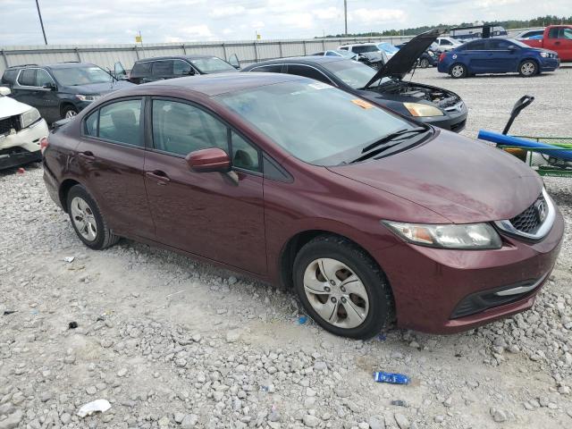 19XFB2F57EE034857 - 2014 HONDA CIVIC LX BURGUNDY photo 4