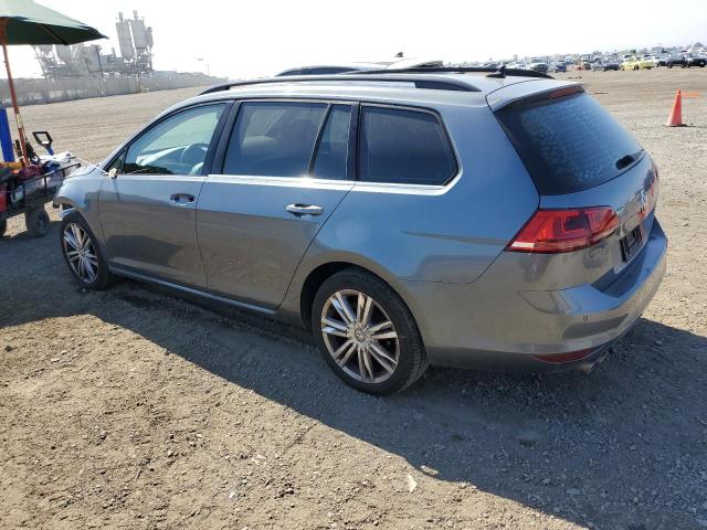 3VWCA7AU4FM511847 - 2015 VOLKSWAGEN GOLF SPORT TDI S GRAY photo 2