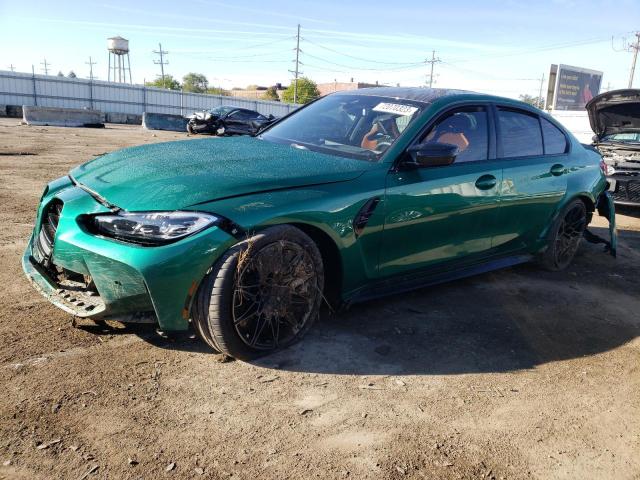 WBS43AY00PFP08025 - 2023 BMW M3 COMPETITION GREEN photo 1