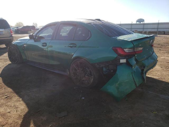 WBS43AY00PFP08025 - 2023 BMW M3 COMPETITION GREEN photo 2