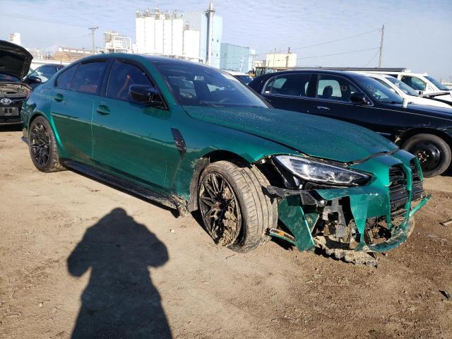 WBS43AY00PFP08025 - 2023 BMW M3 COMPETITION GREEN photo 4