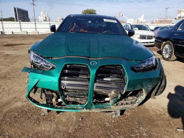 WBS43AY00PFP08025 - 2023 BMW M3 COMPETITION GREEN photo 5