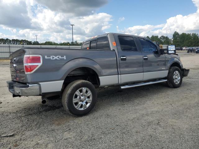 1FTFW1ETXBFA54701 - 2011 FORD F150 SUPERCREW GRAY photo 3