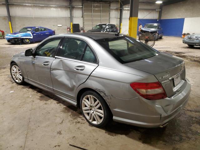 WDDGF81X18F109637 - 2008 MERCEDES-BENZ C 300 4MATIC GRAY photo 2