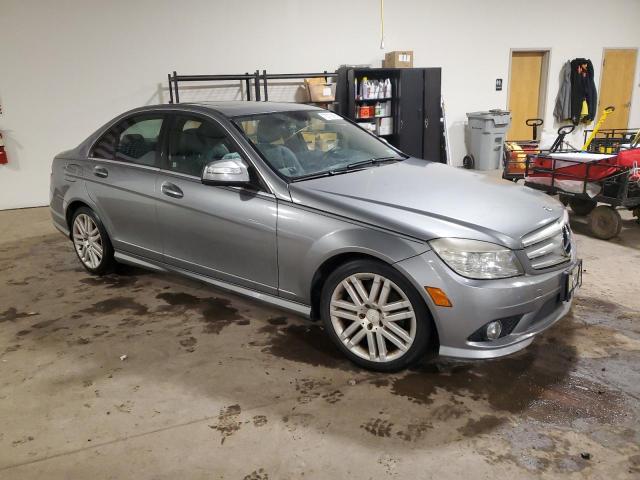 WDDGF81X18F109637 - 2008 MERCEDES-BENZ C 300 4MATIC GRAY photo 4