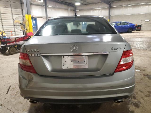 WDDGF81X18F109637 - 2008 MERCEDES-BENZ C 300 4MATIC GRAY photo 6