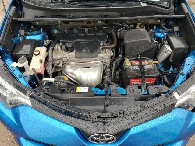 JTMJFREV4GJ088468 - 2016 TOYOTA RAV4 SE BLUE photo 12