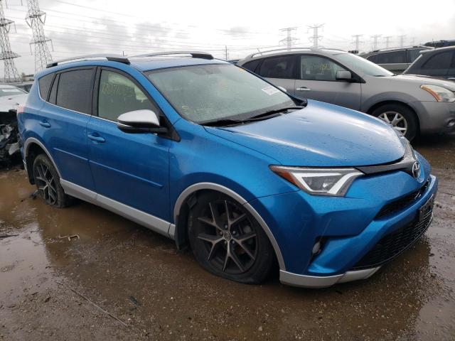 JTMJFREV4GJ088468 - 2016 TOYOTA RAV4 SE BLUE photo 4