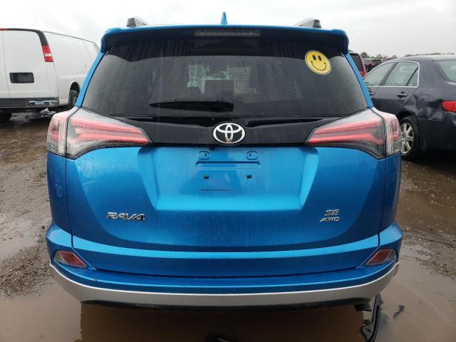 JTMJFREV4GJ088468 - 2016 TOYOTA RAV4 SE BLUE photo 6