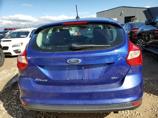 1FAHP3M23CL208197 - 2012 FORD FOCUS SEL BLUE photo 6