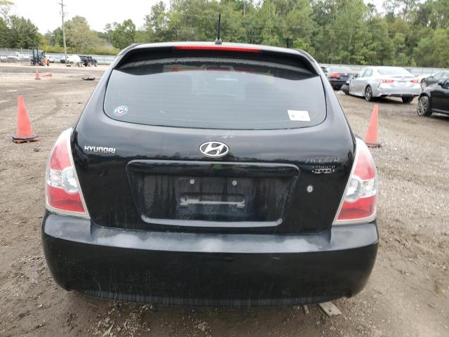 KMHCM36C48U075529 - 2008 HYUNDAI ACCENT GS BLACK photo 6