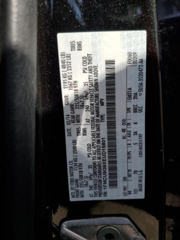 1FMCU9G9XEUD15801 - 2014 FORD ESCAPE SE BLACK photo 13