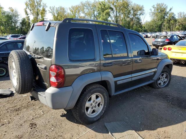 1J4GL48K35W603011 - 2005 JEEP LIBERTY SPORT CHARCOAL photo 3