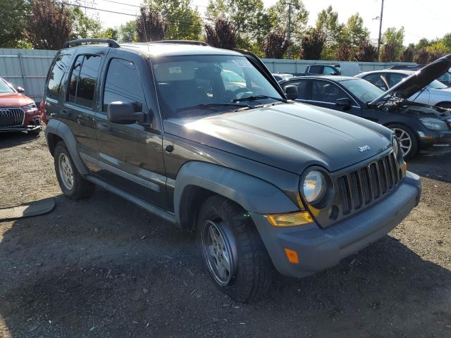 1J4GL48K35W603011 - 2005 JEEP LIBERTY SPORT CHARCOAL photo 4