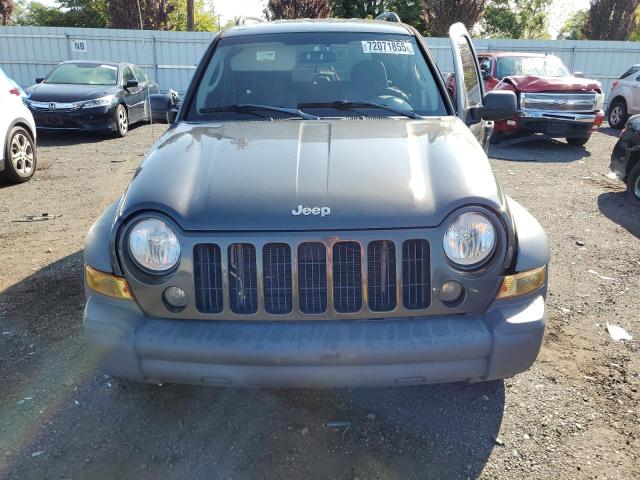 1J4GL48K35W603011 - 2005 JEEP LIBERTY SPORT CHARCOAL photo 5