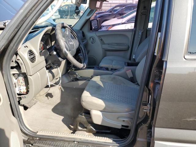 1J4GL48K35W603011 - 2005 JEEP LIBERTY SPORT CHARCOAL photo 7