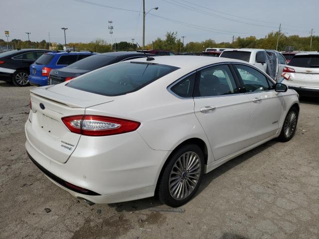 3FA6P0RU5ER192198 - 2014 FORD FUSION TITANIUM HEV WHITE photo 3