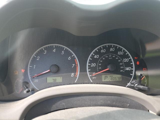 2T1BU4EE7AC391731 - 2010 TOYOTA COROLLA BASE GOLD photo 9