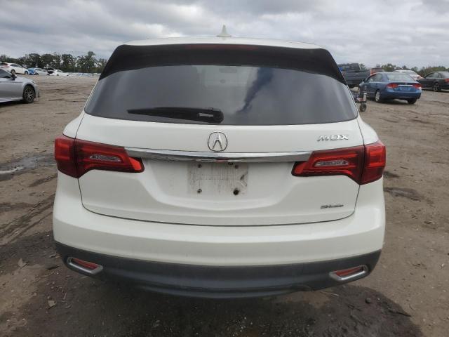 5FRYD4H4XGB046810 - 2016 ACURA MDX TECHNOLOGY WHITE photo 6