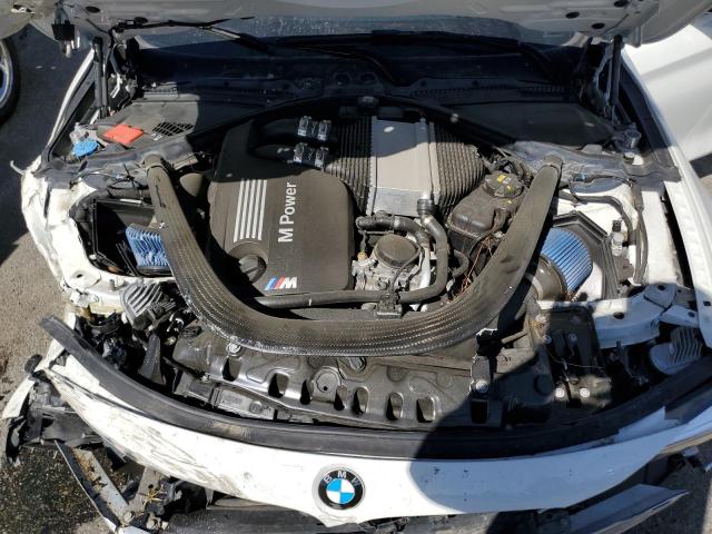 WBS4Y9C51KAG67450 - 2019 BMW M4 WHITE photo 11