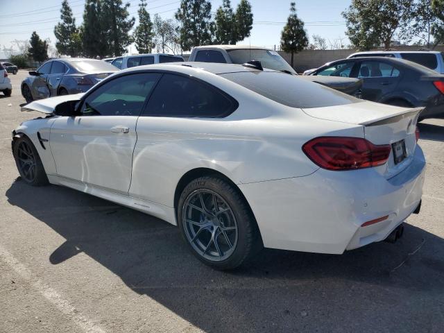 WBS4Y9C51KAG67450 - 2019 BMW M4 WHITE photo 2