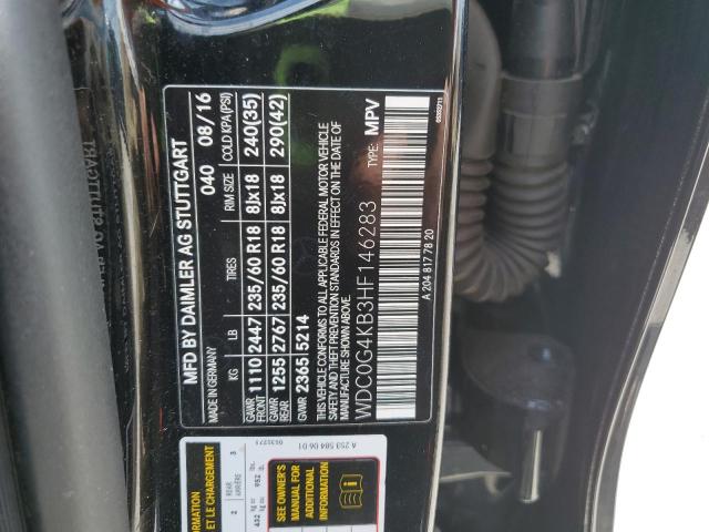 WDC0G4KB3HF146283 - 2017 MERCEDES-BENZ GLC 300 4MATIC BLACK photo 14