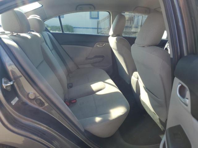 2HGFB2F58DH523143 - 2013 HONDA CIVIC LX GRAY photo 10