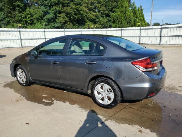 2HGFB2F58DH523143 - 2013 HONDA CIVIC LX GRAY photo 2