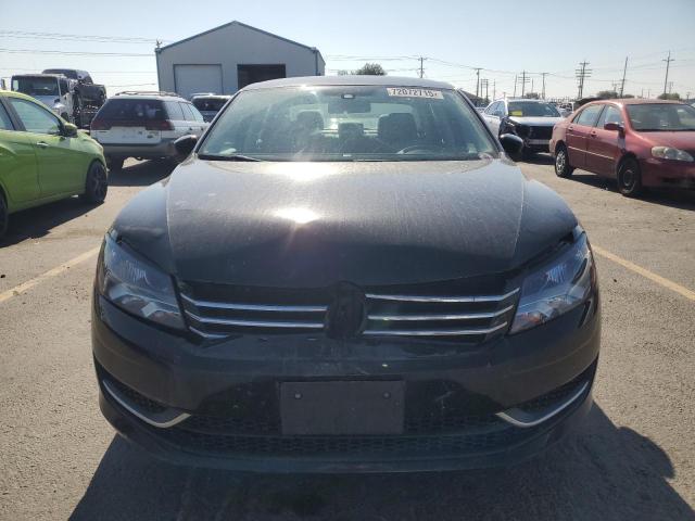 1VWAP7A35EC006140 - 2014 VOLKSWAGEN PASSAT S BLACK photo 5