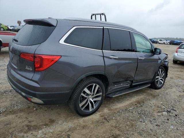 5FNYF6H0XJB035110 - 2018 HONDA PILOT ELITE GRAY photo 3